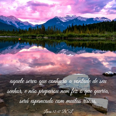 Picture 03 - Lucas 12:47 BSL - aquele servo que conhecia a vontade de seu - Bible Verse Picture