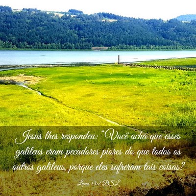 Picture 03 - Lucas 13:2 BSL - Jesus lhes respondeu: “Você acha que esses - Bible Verse Picture