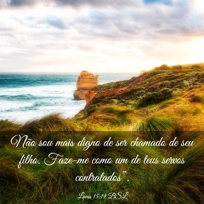 Picture 03 - Lucas 15:19 BSL - Não sou mais digno de ser chamado de seu filho. - Bible Verse Picture