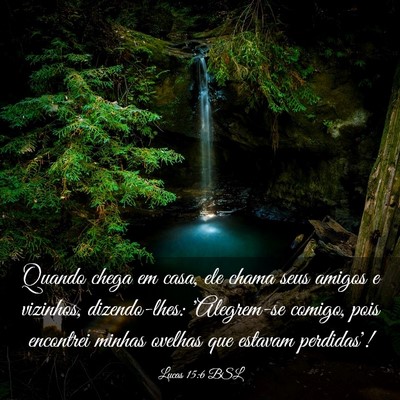 Picture 03 - Lucas 15:6 BSL - Quando chega em casa, ele chama seus amigos e - Bible Verse Picture