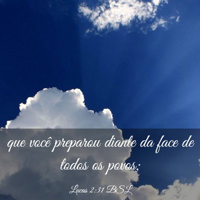 Picture 03 - Lucas 2:31 BSL - que você preparou diante da face de todos os - Bible Verse Picture