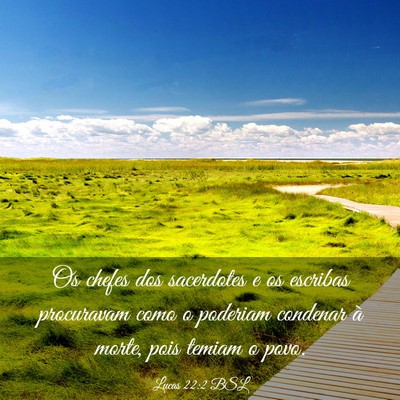 Picture 03 - Lucas 22:2 BSL - Os chefes dos sacerdotes e os escribas procuravam - Bible Verse Picture