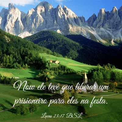Picture 03 - Lucas 23:17 BSL - Now ele teve que liberar um prisioneiro para eles - Bible Verse Picture