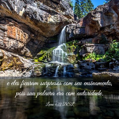 Picture 03 - Lucas 4:32 BSL - e eles ficaram surpresos com seu ensinamento, - Bible Verse Picture