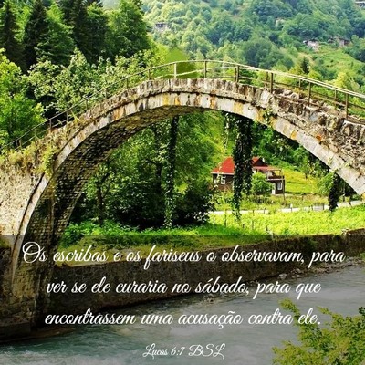 Picture 03 - Lucas 6:7 BSL - Os escribas e os fariseus o observavam, para ver - Bible Verse Picture