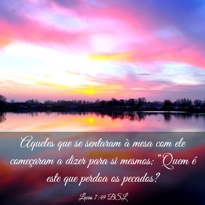 Picture 03 - Lucas 7:49 BSL - Aqueles que se sentaram à mesa com ele - Bible Verse Picture