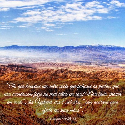 Picture 03 - Malaquias 1:10 BSL - “Oh, que houvesse um entre vocês que fechasse - Bible Verse Picture