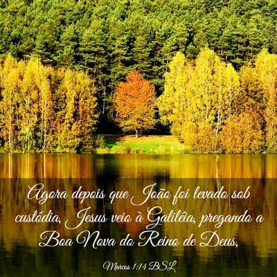 Picture 03 - Marcos 1:14 BSL - Agora depois que João foi levado sob custódia, - Bible Verse Picture