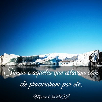 Picture 03 - Marcos 1:36 BSL - Simon e aqueles que estavam com ele procuraram - Bible Verse Picture