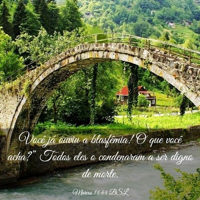 Picture 03 - Marcos 14:64 BSL - Você já ouviu a blasfêmia! O que você - Bible Verse Picture