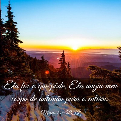 Picture 03 - Marcos 14:8 BSL - Ela fez o que pôde. Ela ungiu meu corpo de - Bible Verse Picture