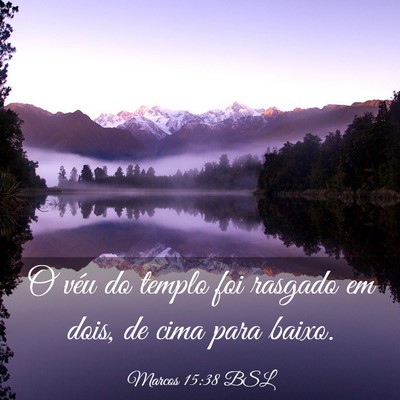 Picture 03 - Marcos 15:38 BSL - O véu do templo foi rasgado em dois, de cima - Bible Verse Picture
