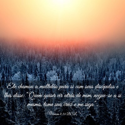 Picture 03 - Marcos 8:34 BSL - Ele chamou a multidão para si com seus - Bible Verse Picture