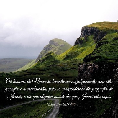 Picture 03 - Mateus 12:41 BSL - Os homens de Nínive se levantarão no julgamento - Bible Verse Picture