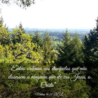 Picture 03 - Mateus 16:20 BSL - Então ordenou aos discípulos que não dissessem - Bible Verse Picture