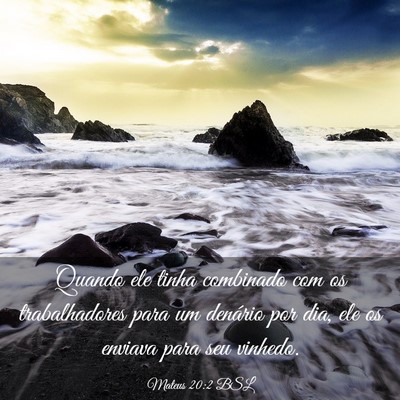 Picture 03 - Mateus 20:2 BSL - Quando ele tinha combinado com os trabalhadores - Bible Verse Picture
