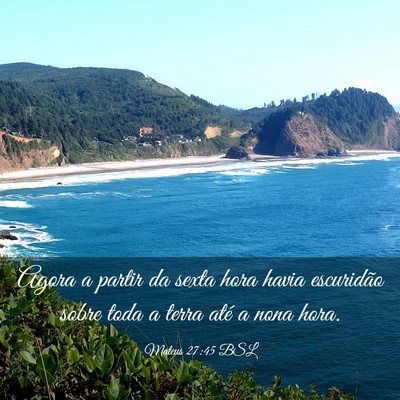 Picture 03 - Mateus 27:45 BSL - Agora a partir da sexta hora havia escuridão - Bible Verse Picture