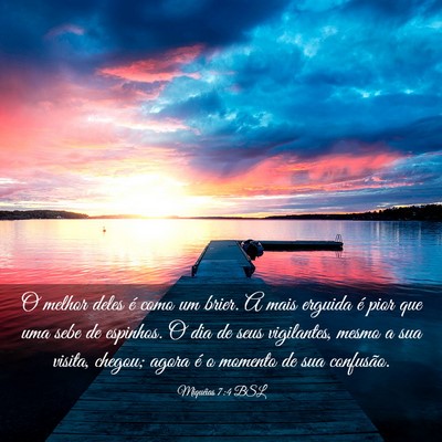 Picture 03 - Miquéias 7:4 BSL - O melhor deles é como um brier. A mais erguida - Bible Verse Picture