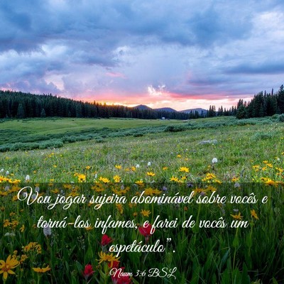 Picture 03 - Naum 3:6 BSL - Vou jogar sujeira abominável sobre vocês e - Bible Verse Picture