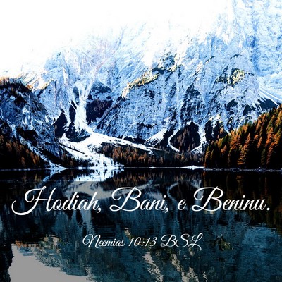 Picture 03 - Neemias 10:13 BSL - Hodiah, Bani, e - Bible Verse Picture