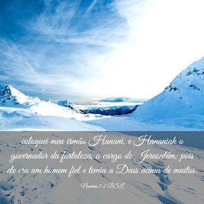 Picture 03 - Neemias 7:2 BSL - coloquei meu irmão Hanani, e Hananiah o - Bible Verse Picture