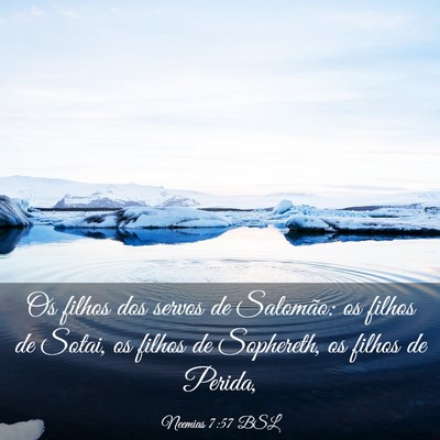 Picture 03 - Neemias 7:57 BSL - Os filhos dos servos de Salomão: os filhos de - Bible Verse Picture