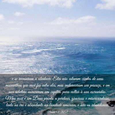 Picture 03 - Neemias 9:17 BSL - e se recusaram a obedecer. Eles não estavam - Bible Verse Picture