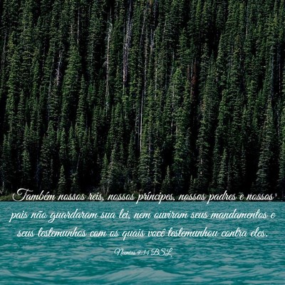 Picture 03 - Neemias 9:34 BSL - Também nossos reis, nossos príncipes, nossos - Bible Verse Picture