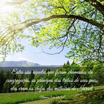 Picture 03 - Números 1:16 BSL - Estes são aqueles que foram chamados da - Bible Verse Picture