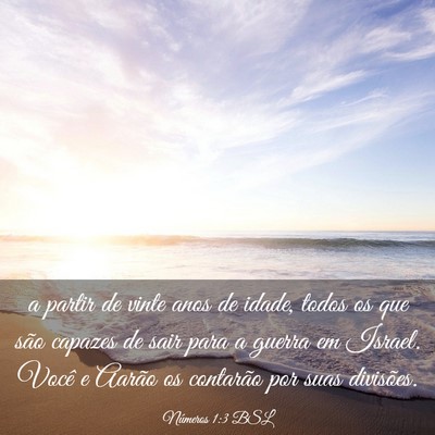 Picture 03 - Números 1:3 BSL - a partir de vinte anos de idade, todos os que - Bible Verse Picture