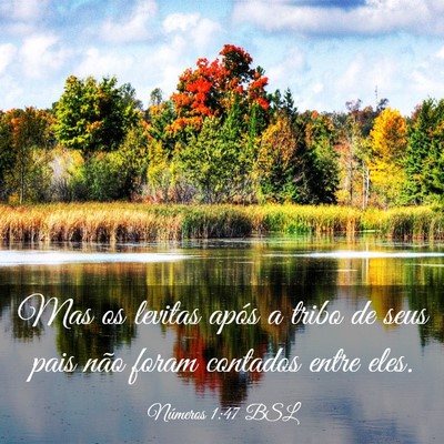 Picture 03 - Números 1:47 BSL - Mas os levitas após a tribo de seus pais não - Bible Verse Picture