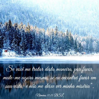 Picture 03 - Números 11:15 BSL - Se você me tratar desta maneira, por favor, - Bible Verse Picture