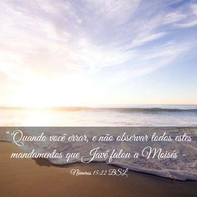 Picture 03 - Números 15:22 BSL - “'Quando você errar, e não observar todos - Bible Verse Picture