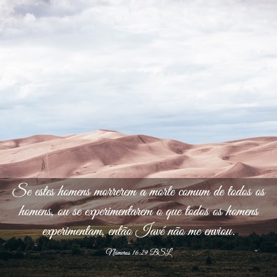 Picture 03 - Números 16:29 BSL - Se estes homens morrerem a morte comum de todos - Bible Verse Picture