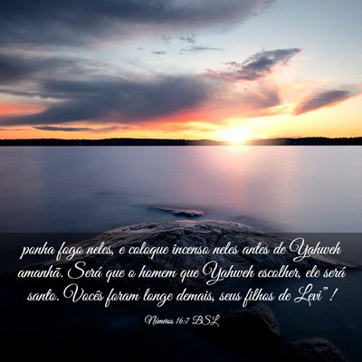 Picture 03 - Números 16:7 BSL - ponha fogo neles, e coloque incenso neles antes - Bible Verse Picture