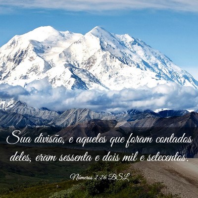 Picture 03 - Números 2:26 BSL - Sua divisão, e aqueles que foram contados deles, - Bible Verse Picture