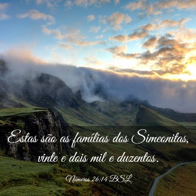 Picture 03 - Números 26:14 BSL - Estas são as famílias dos Simeonitas, vinte e - Bible Verse Picture