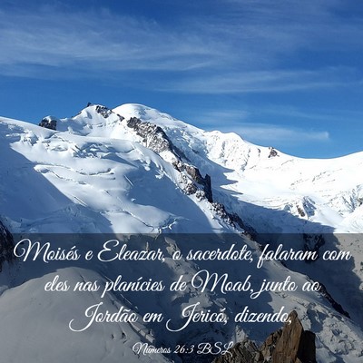 Picture 03 - Números 26:3 BSL - Moisés e Eleazar, o sacerdote, falaram com eles - Bible Verse Picture
