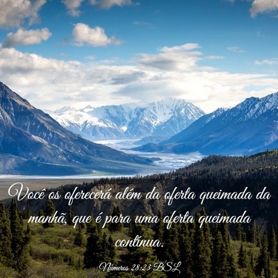 Picture 03 - Números 28:23 BSL - Você os oferecerá além da oferta queimada da - Bible Verse Picture