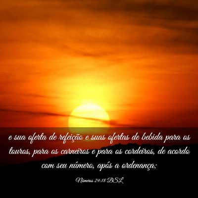 Picture 03 - Números 29:18 BSL - e sua oferta de refeição e suas ofertas de - Bible Verse Picture
