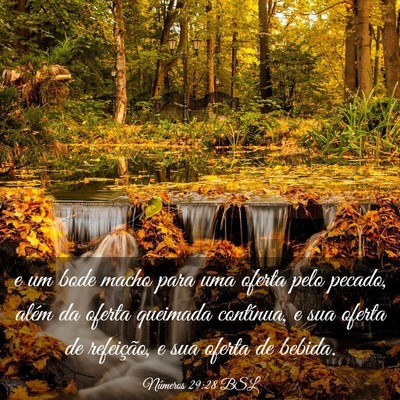 Picture 03 - Números 29:28 BSL - e um bode macho para uma oferta pelo pecado, - Bible Verse Picture