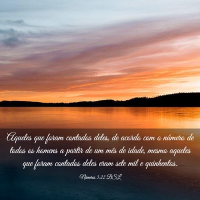 Picture 03 - Números 3:22 BSL - Aqueles que foram contados deles, de acordo com o - Bible Verse Picture
