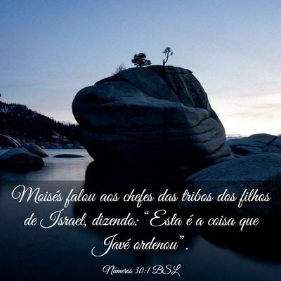 Picture 03 - Números 30:1 BSL - Moisés falou aos chefes das tribos dos filhos de - Bible Verse Picture