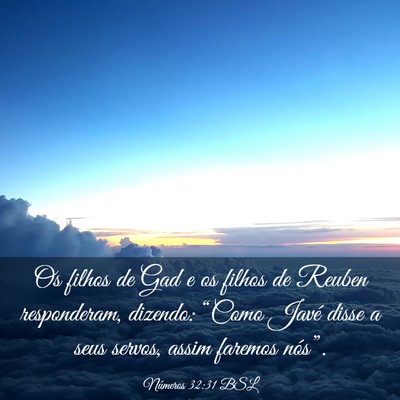 Picture 03 - Números 32:31 BSL - Os filhos de Gad e os filhos de Reuben - Bible Verse Picture