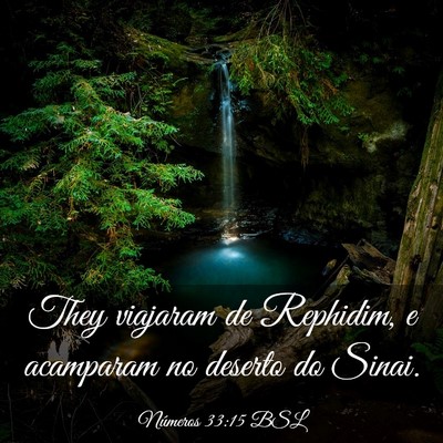 Picture 03 - Números 33:15 BSL - They viajaram de Rephidim, e acamparam no deserto - Bible Verse Picture