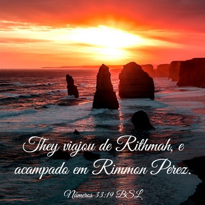 Picture 03 - Números 33:19 BSL - They viajou de Rithmah, e acampado em Rimmon - Bible Verse Picture