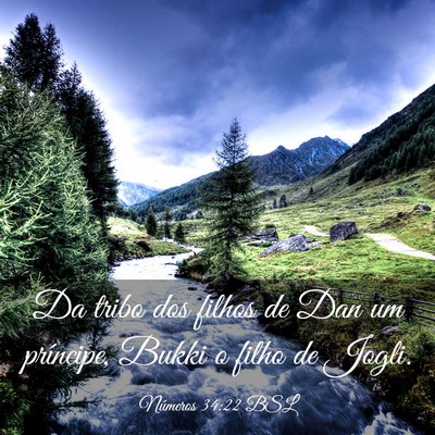 Picture 03 - Números 34:22 BSL - Da tribo dos filhos de Dan um príncipe, Bukki o - Bible Verse Picture