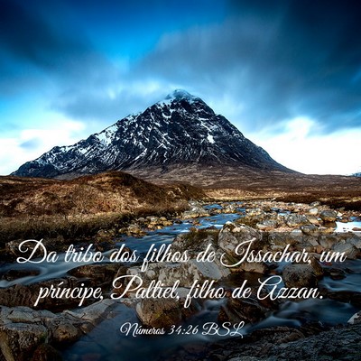 Picture 03 - Números 34:26 BSL - Da tribo dos filhos de Issachar, um príncipe, - Bible Verse Picture
