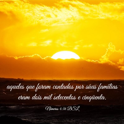 Picture 03 - Números 4:36 BSL - aqueles que foram contados por suas famílias - Bible Verse Picture