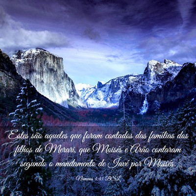 Picture 03 - Números 4:45 BSL - Estes são aqueles que foram contados das - Bible Verse Picture